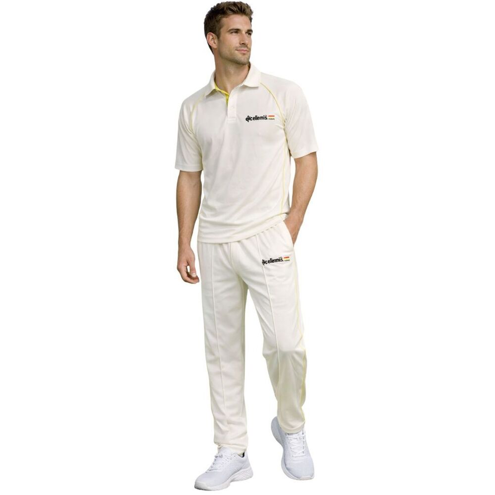 Excellents Cricket Clothing Full Sleeves White T Shirt and Lower Size 32