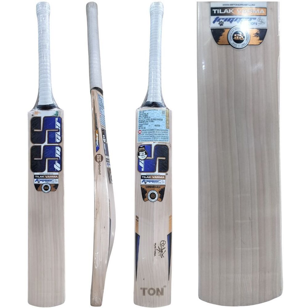 SS Tilak Verma English Willow Cricket Bat (Standard Size Short Handle)