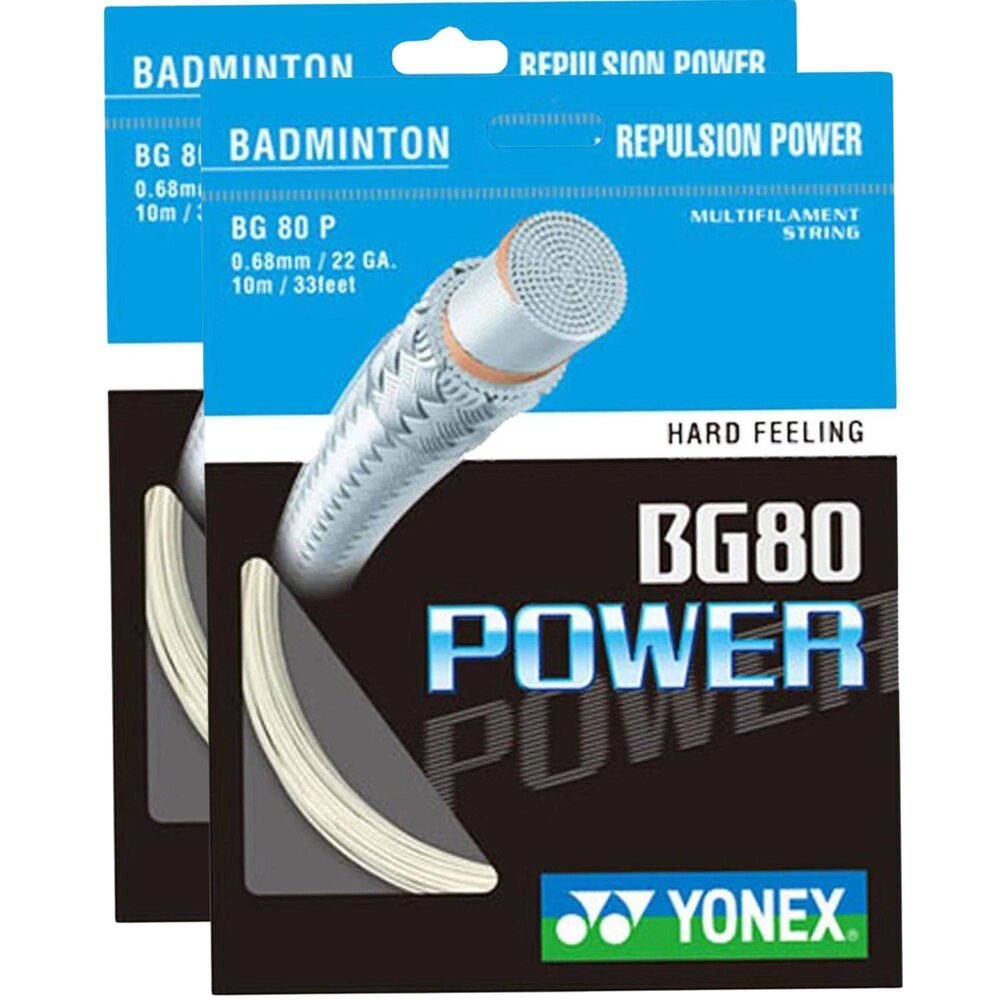 Yonex BG 80 Power Badminton String Set of 2