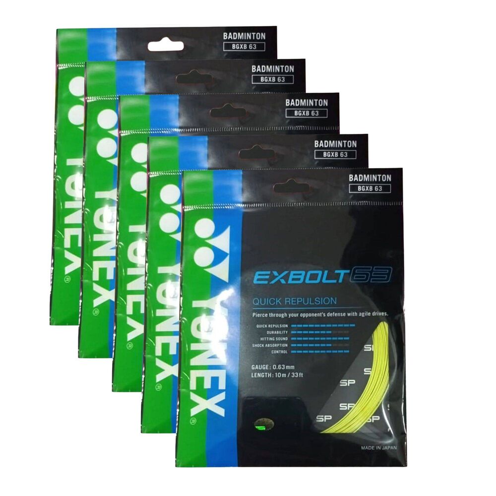 Yonex Exbolt 63 Badminton String Set of 5