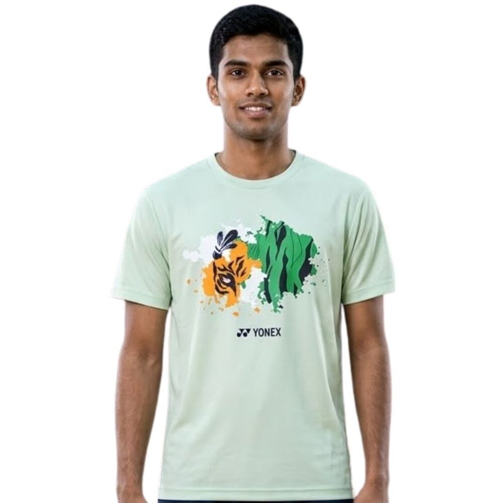 Yonex RM-S092-3368-INDOPN26-S Badminton T-shirt Colour Laurel Green Large Size